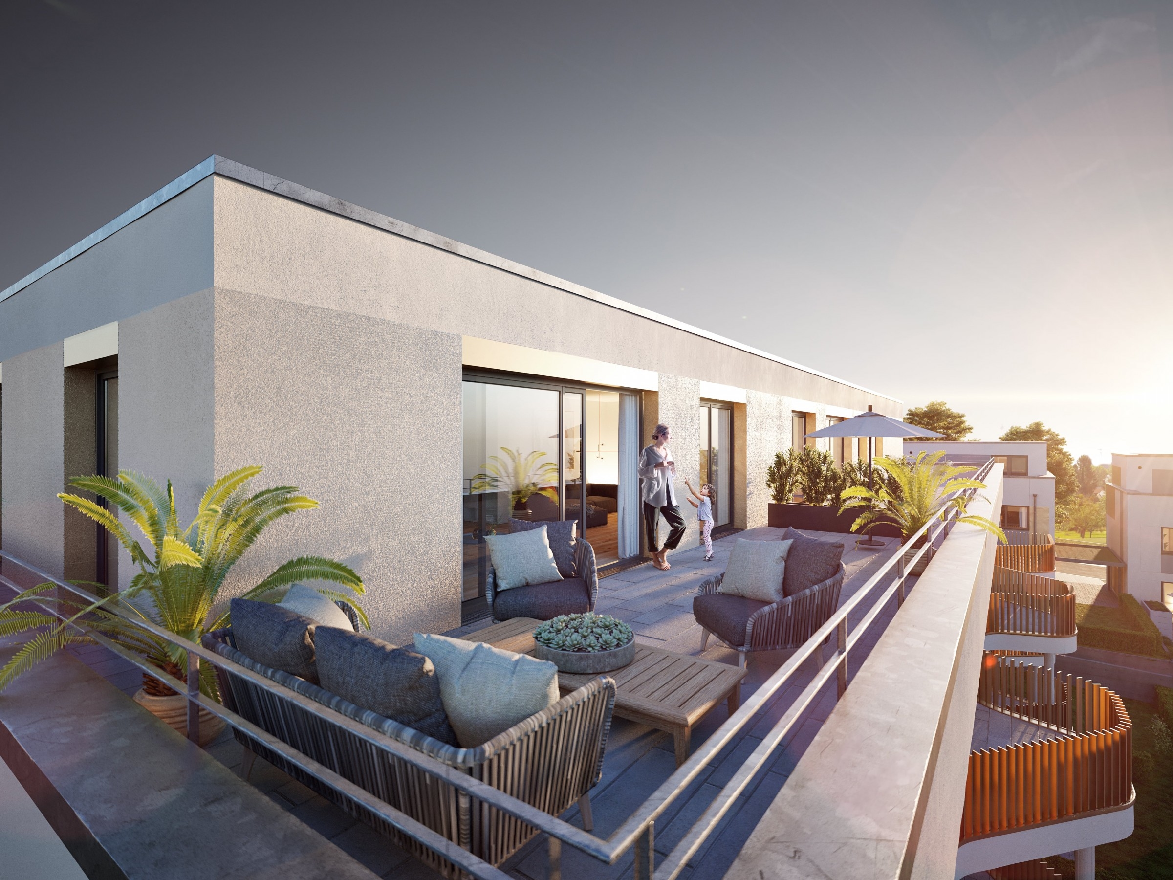 Dachterrasse