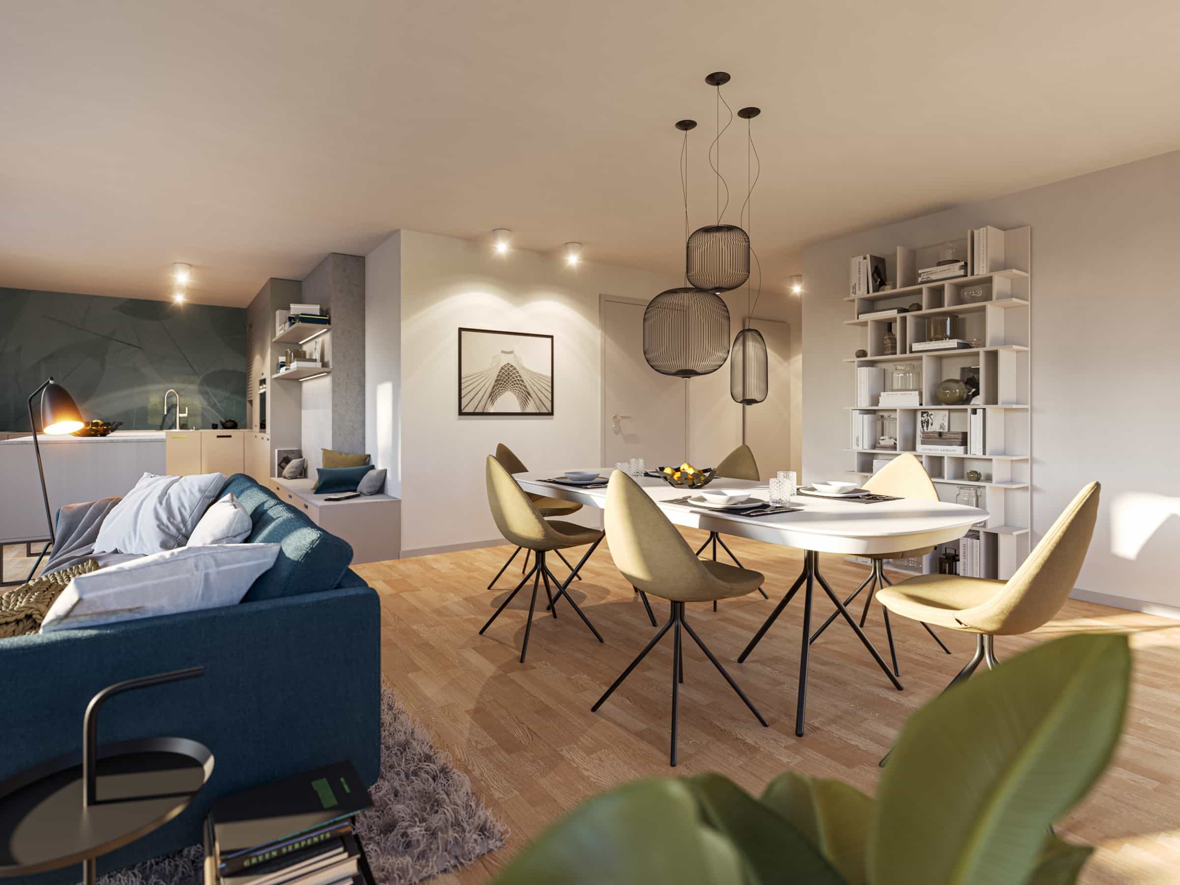 Lichtdurchflute 2,5 Zimmer Wohnung mit 20m² Süd Westloggia