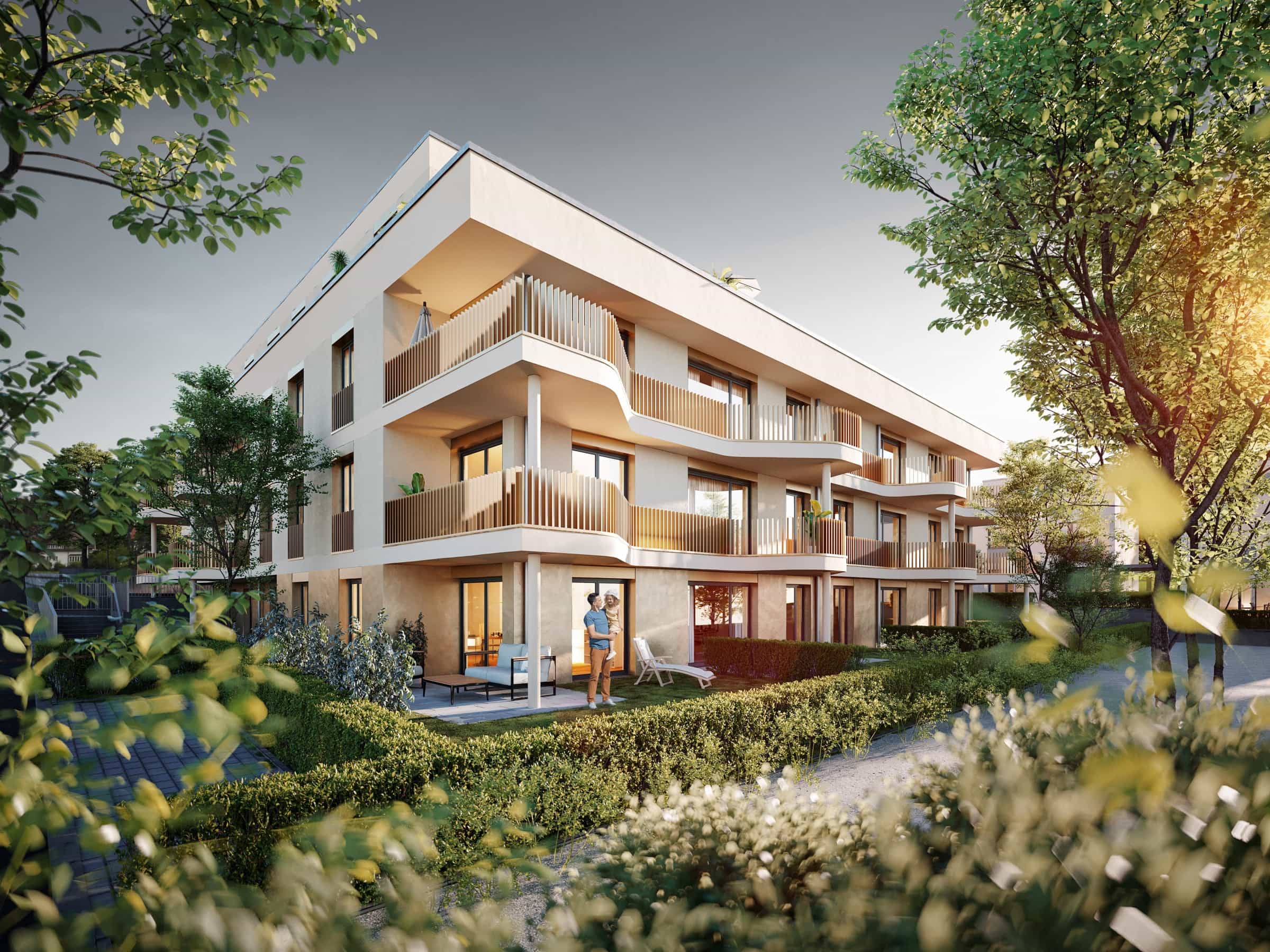 Gemütlich 2- Zimmer Wohnung mit Gartenanteil
