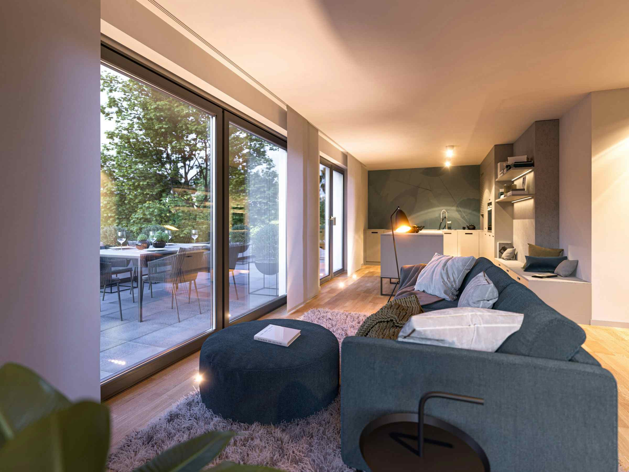 STRENGER: Großzügiges Designwohnung mit Südbalkon und Bad en Suite