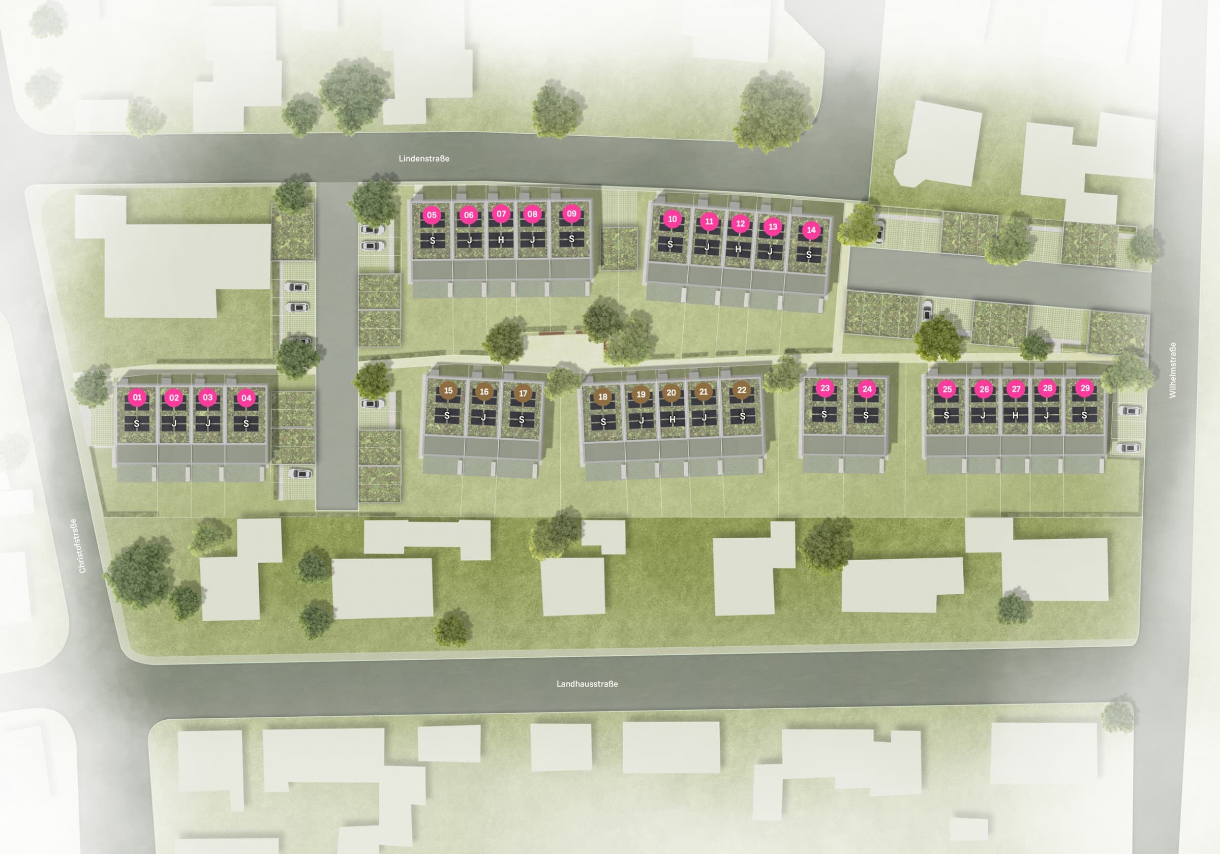 Entdecken Sie hier das Quartier Weinbergblick in Kirchheim am Neckar.