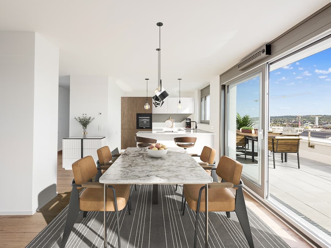 Luxuriöse 4-Zimmer Penthouse-Wohnung