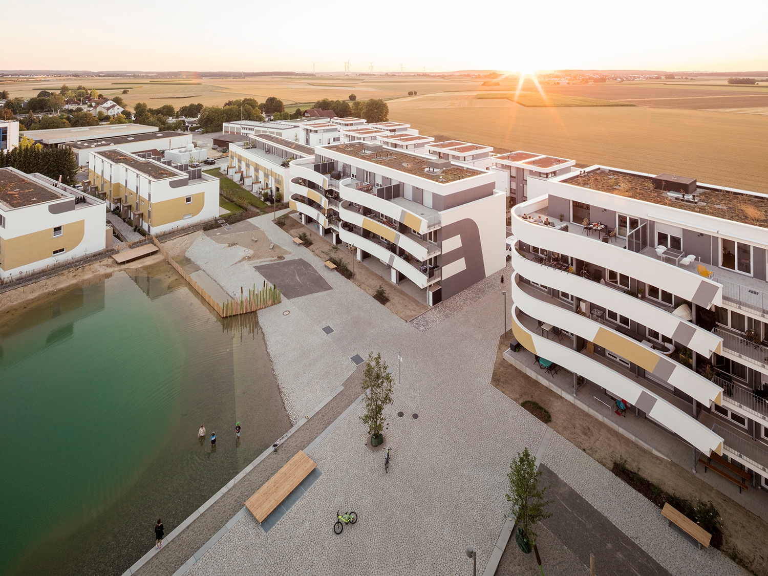 Arkadien Dornstadt Vogelperspektive